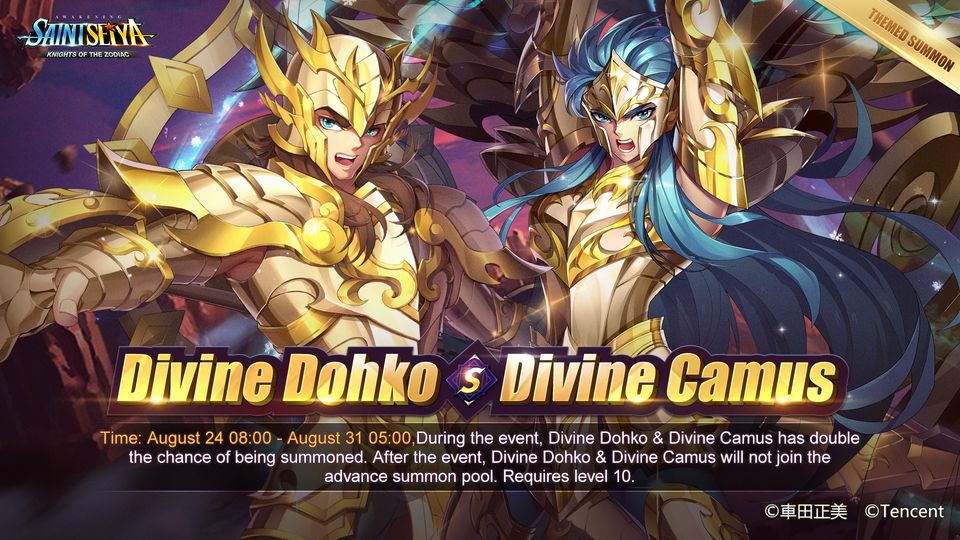 Re-run Divine Dohko & Divine Camus