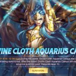 Verseau Camus Armure Gold divine
