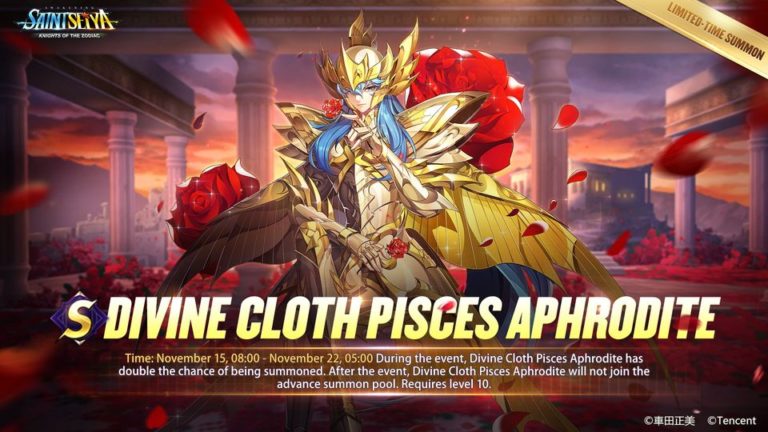 Re-run  Aphrodite Armure divine