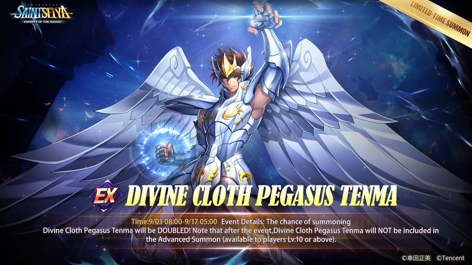 Divine Cloth Pegasus Tenma
