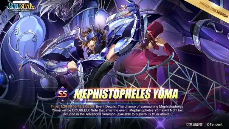Mephistopheles Yōma – Événement SSA KotZ (Taux Doublés + Guide Complet)
