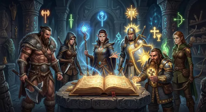 Le Système de Classes et d'Archétypes : Maîtrise et Profondeur RPG