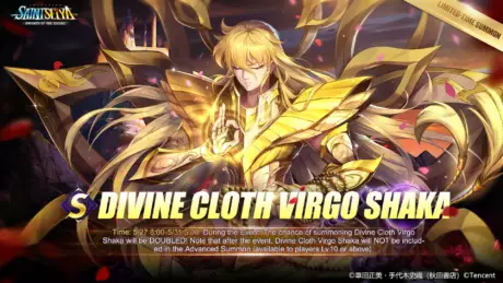 Saint Seiya KotZ – Divine Cloth Virgo Shaka : Guide complet...
