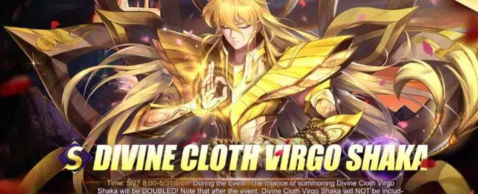 Saint Seiya KotZ – Divine Cloth Virgo Shaka : Guide complet…