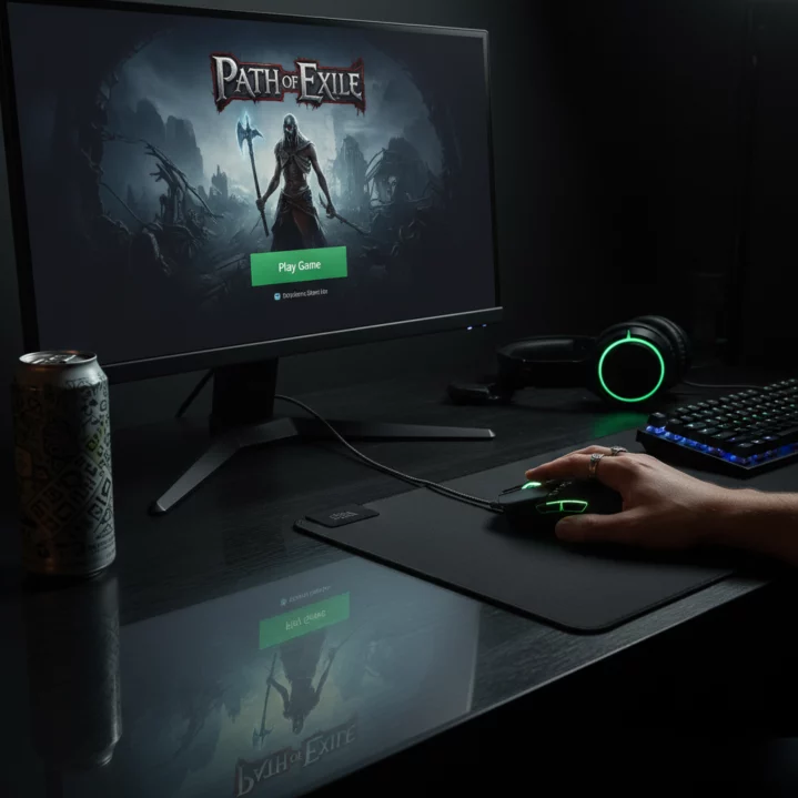 Lancer Path of Exile depuis la bibliothèque Steam.