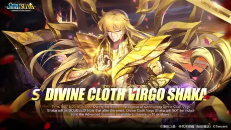 Saint Seiya KotZ – Divine Cloth Virgo Shaka : Guide complet...