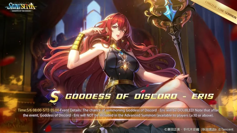 Saint Seiya KotZ – Goddess of Discord – Eris : Guide…