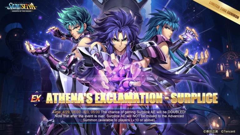 Saint Seiya KotZ – Surplice AE : Guide complet sur le nouveau…