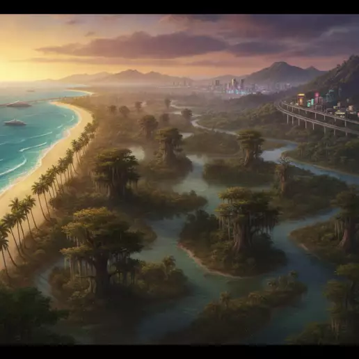 Vaste monde GTA 6 : Vice City et l'État de Leonida.