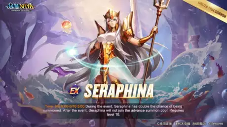 Saint Seiya KotZ : Seraphina, le réceptacle de Poséidon…