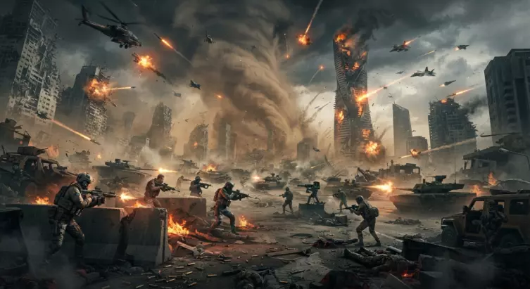 Battlefield 2042 : nouvelle ère de guerre à grande échelle.
