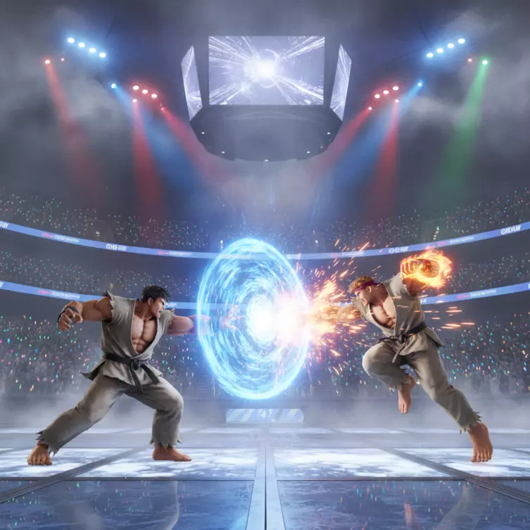Street Fighter 6 : Drive Impact et lisibilité du combat Combat Street Fighter 6 montrant la lisibilité visuelle du Drive Impact